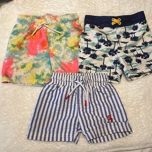 Bundle of 3 Cat and Jack swim shorts